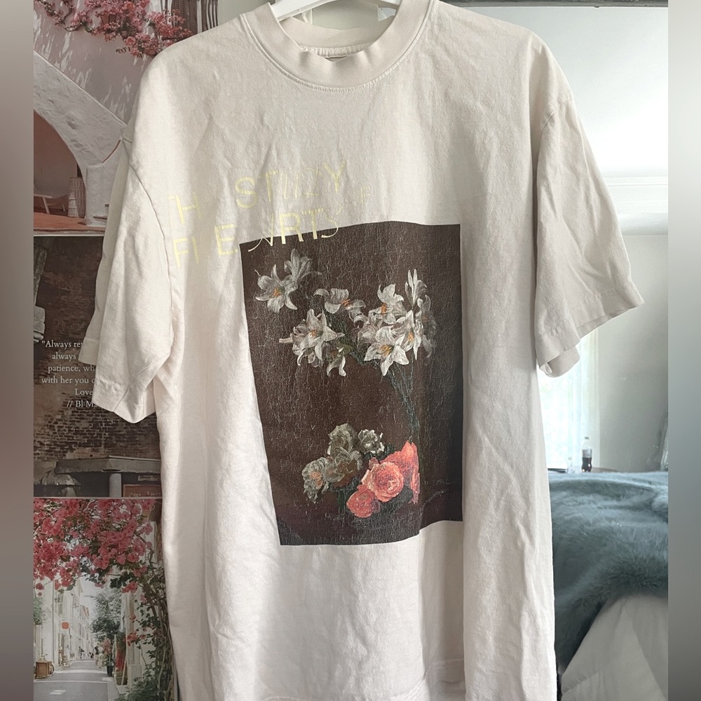 PacSun Cream Short Sleeve Tee Casual Wear